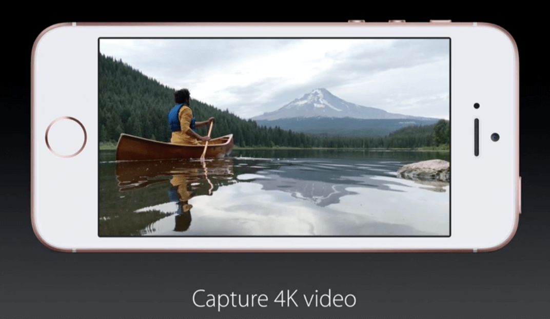 4K video iPhone SE