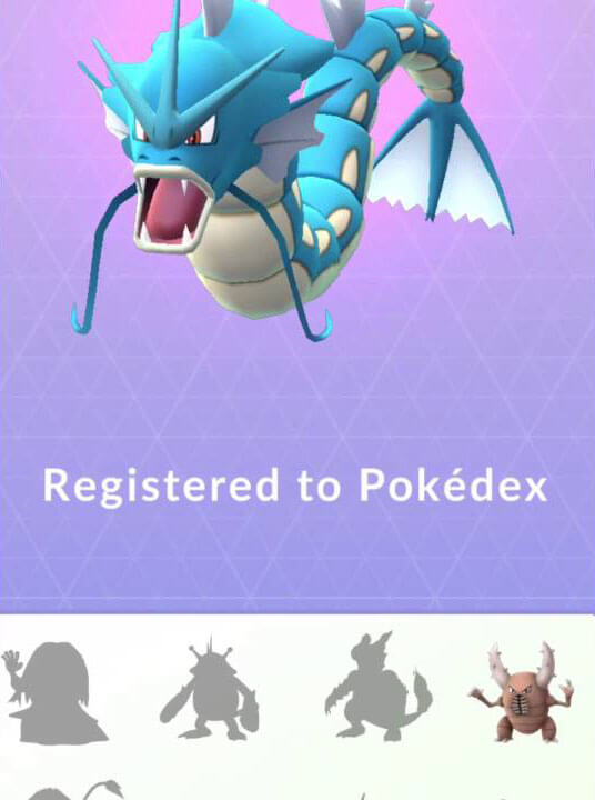 Gyarados op Pokémon Go