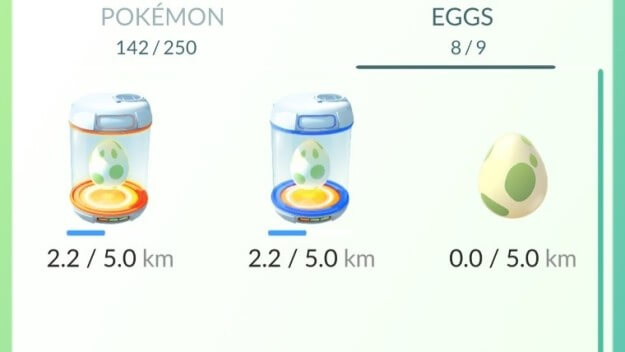 pokemon go eieren