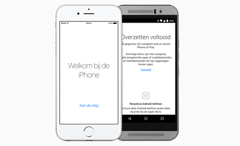 Android naar iOS (iPhone of iPad)